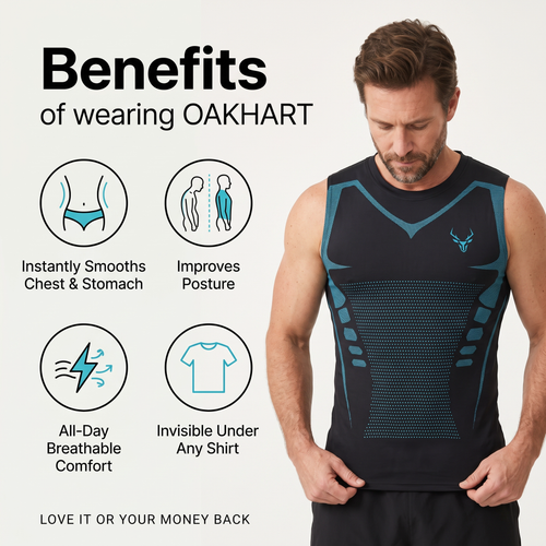 OakHart Compression Tank — Shape, Posture & Confidence
